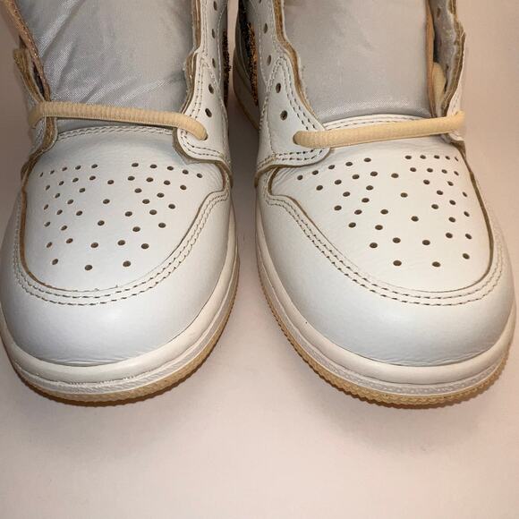 AIR JORDAN 1 RETRO HIGH OG SAIL / PALE VANILLA-BLACK, MEN\'S SIZE 8
